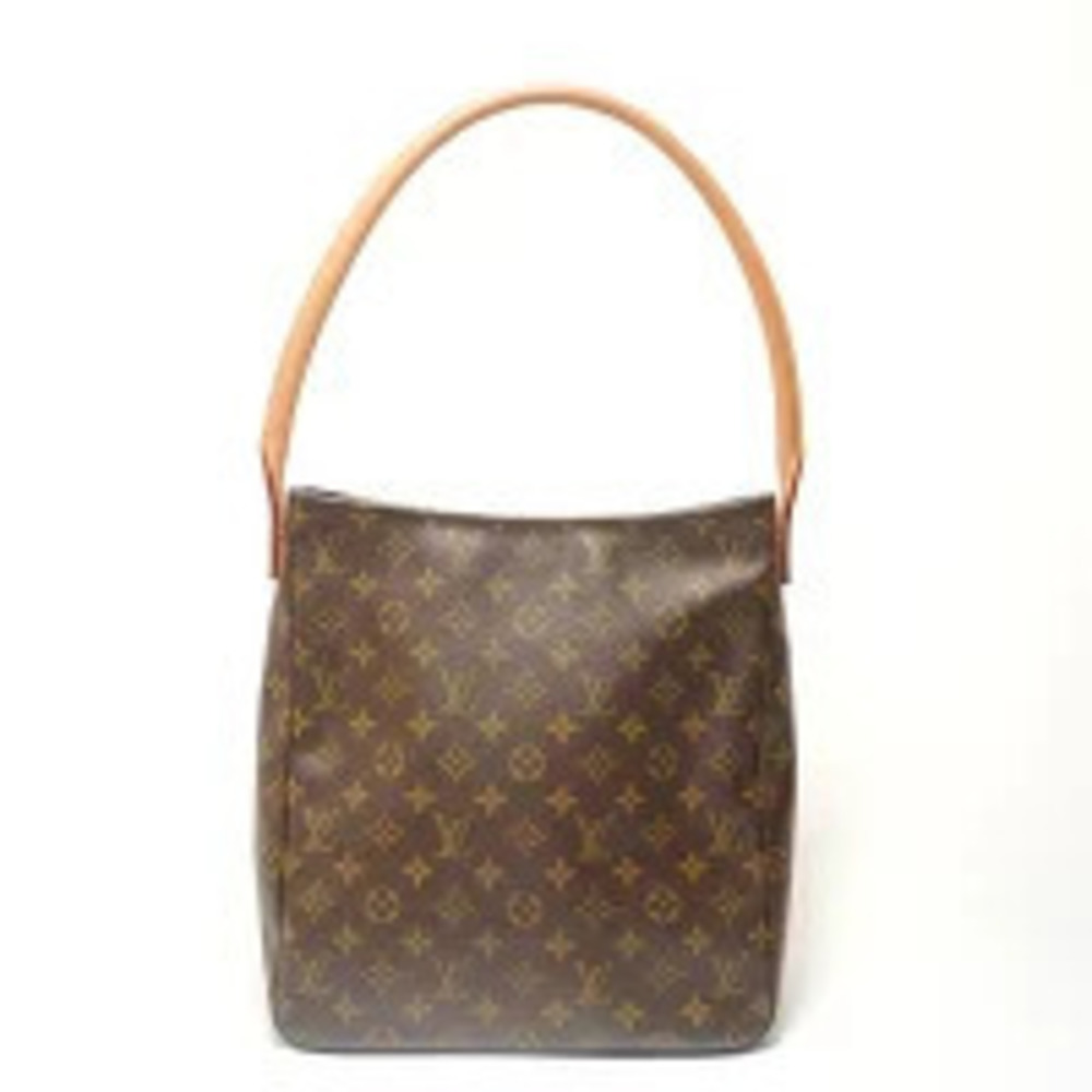 Louis Vuitton Monogram Looping Shoulder Bag Brown